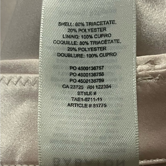 Aritzia Babaton Refined Satin Cargo Pants Denude Size 4 - Picture 16 of 16